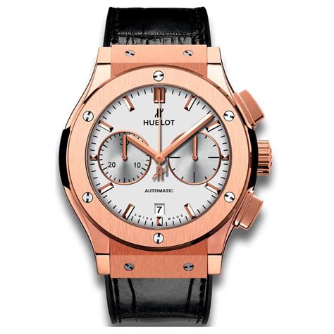 hublot rose gold chronograph.